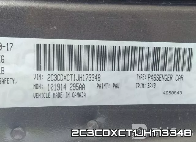 2C3CDXCT1JH173348 фото 10