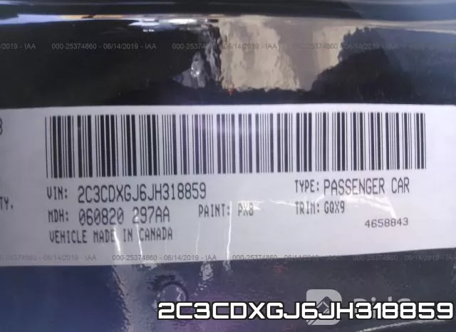 2C3CDXGJ6JH318859 фото 10
