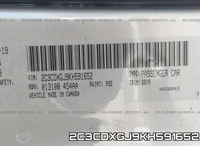 2C3CDXGJ9KH591652 фото 10