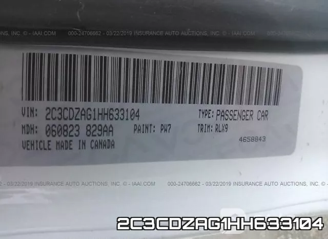 2C3CDZAG1HH633104 фото 10
