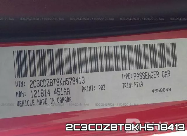 2C3CDZBT8KH578413 фото 10