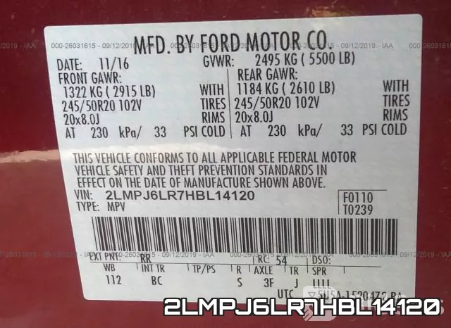 2LMPJ6LR7HBL14120 фото 10