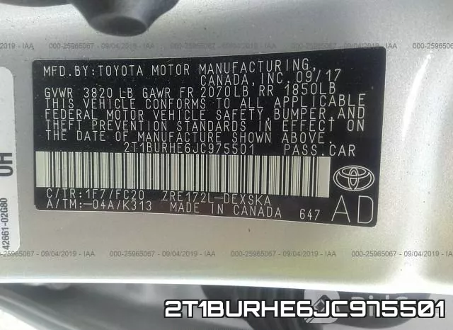2T1BURHE6JC975501 фото 10