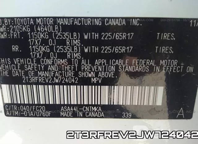 2T3RFREV2JW724042 фото 10