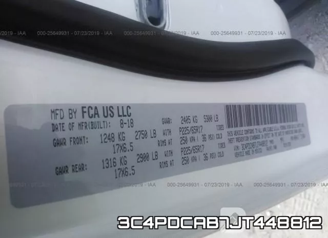 3C4PDCAB7JT448812 фото 10