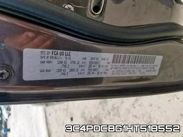 3C4PDCBG1HT518552 фото 2