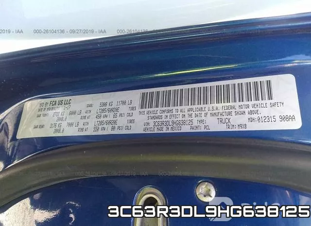 3C63R3DL9HG638125 фото 10