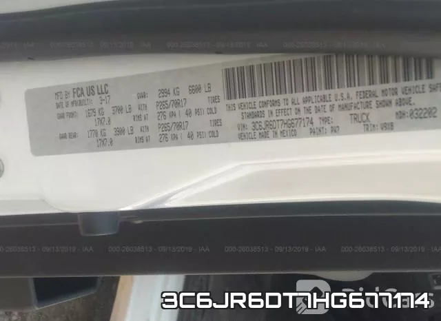 3C6JR6DT7HG677174 фото 10