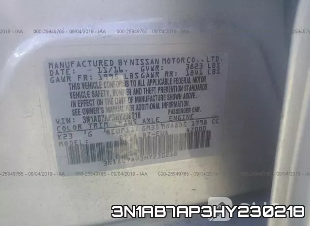 3N1AB7AP3HY230218 фото 10