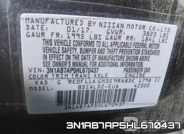 3N1AB7AP5HL670437 фото 9