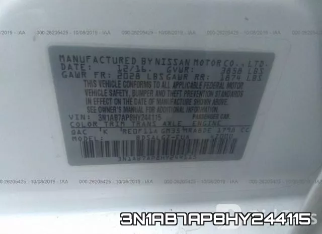 3N1AB7AP8HY244115 фото 9