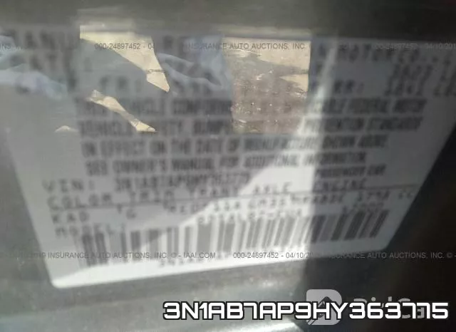 3N1AB7AP9HY363775 фото 10