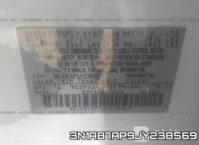 3N1AB7AP9JY238569 фото 10
