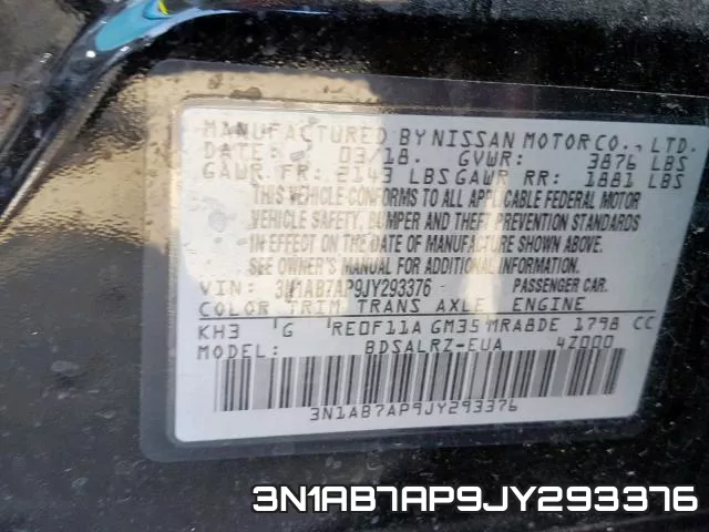 3N1AB7AP9JY293376 фото 2