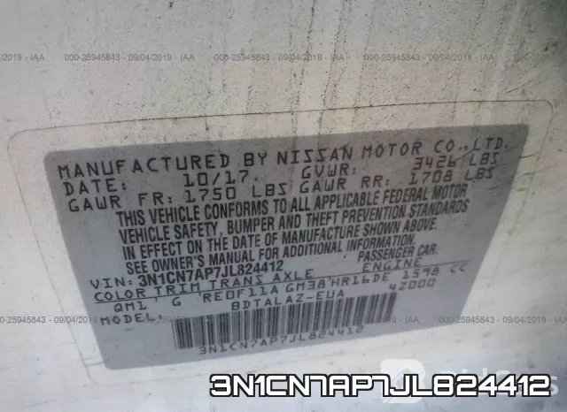 3N1CN7AP7JL824412 фото 9