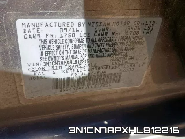 3N1CN7APXHL812216 фото 2