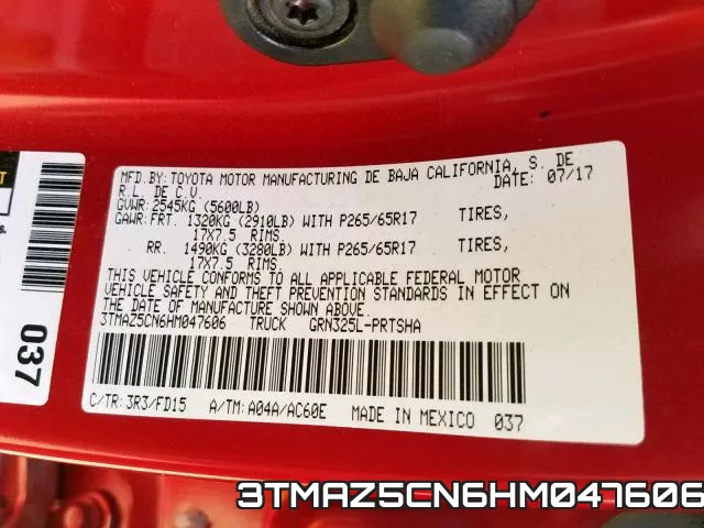 3TMAZ5CN6HM047606 фото 2