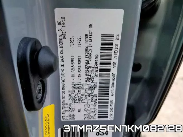 3TMAZ5CN7KM082128 фото 2