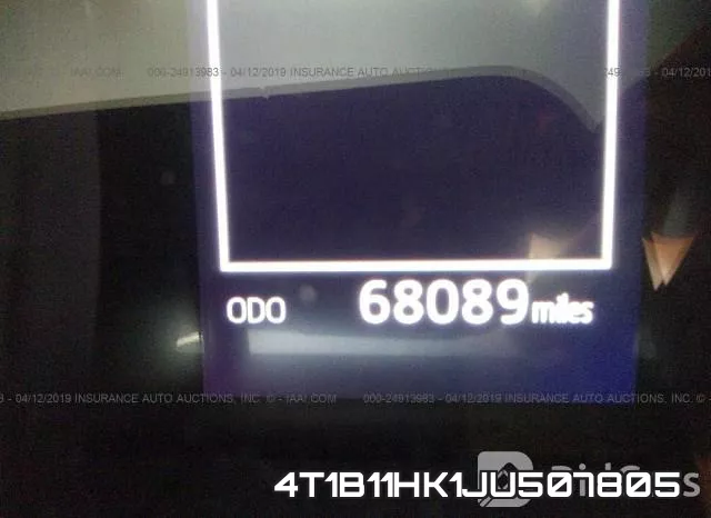 4T1B11HK1JU507805 фото 8