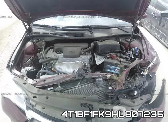 4T1BF1FK9HU807235 фото 2