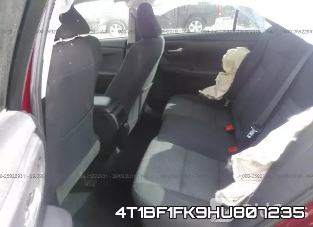 4T1BF1FK9HU807235 фото 9