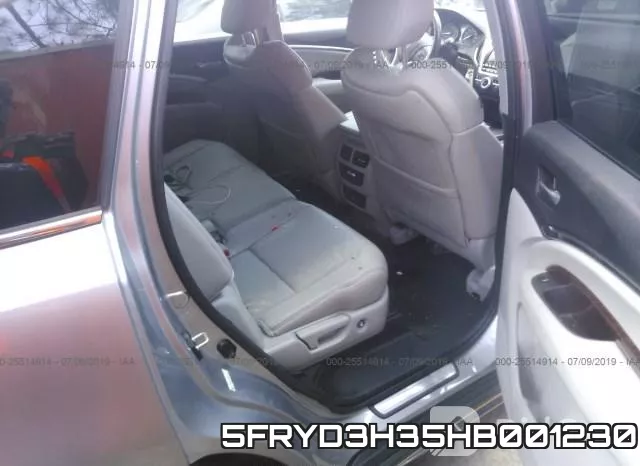5FRYD3H35HB001230 фото 6