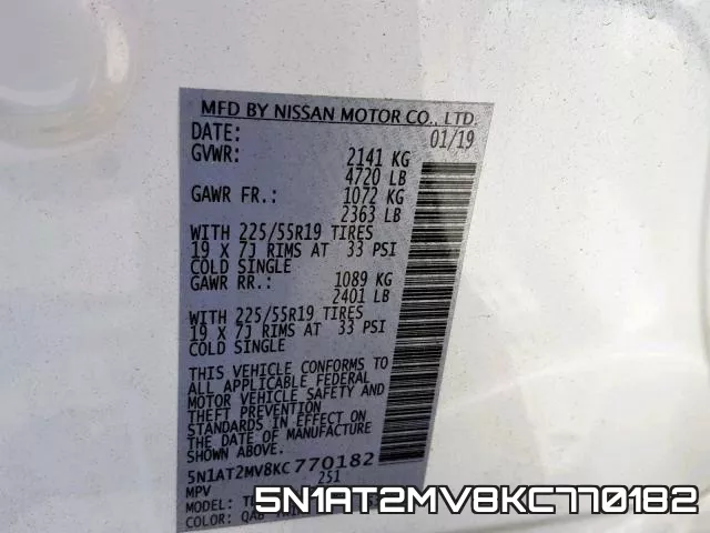 5N1AT2MV8KC770182 фото 2