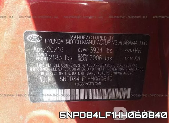 5NPD84LF1HH060840 фото 10