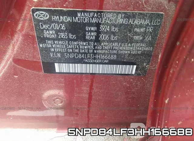 5NPD84LF3HH166688 фото 10