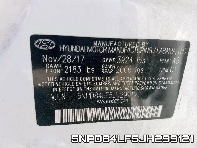 5NPD84LF5JH299121 фото 2