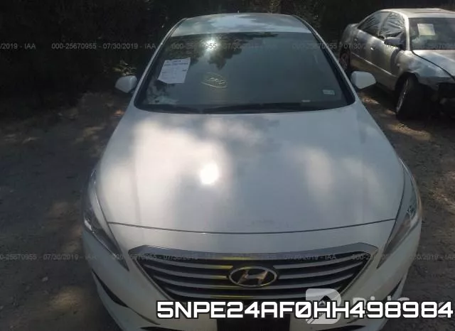 5NPE24AF0HH498984 фото 7