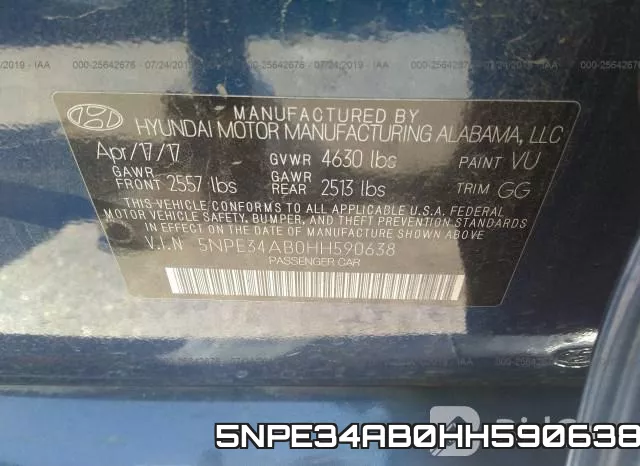 5NPE34AB0HH590638 фото 10