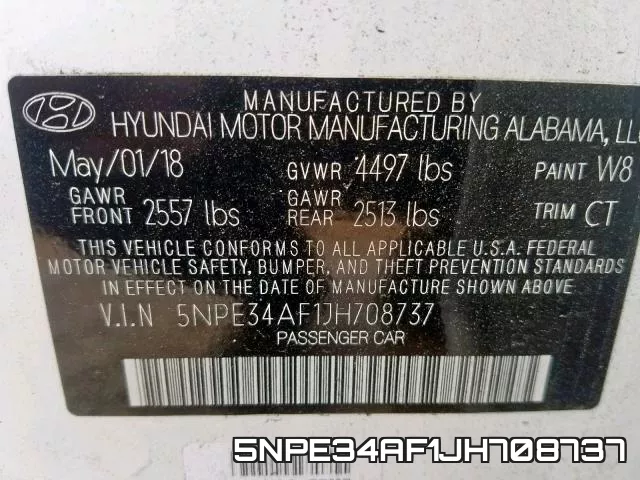 5NPE34AF1JH708737 фото 2
