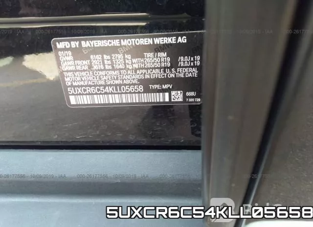 5UXCR6C54KLL05658 фото 10
