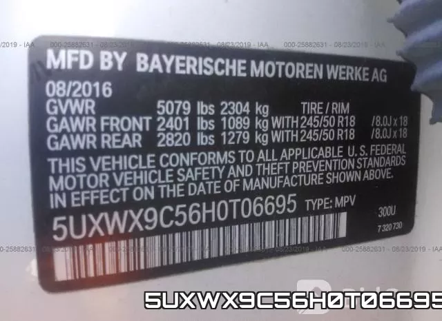 5UXWX9C56H0T06695 фото 10