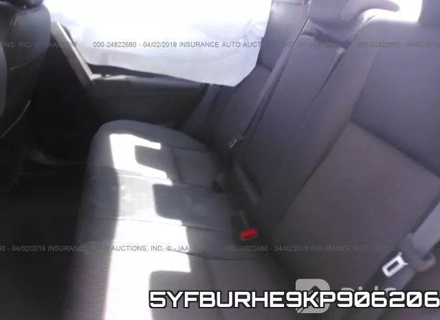 5YFBURHE9KP906206 фото 9