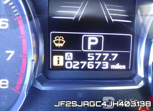 JF2SJAGC4JH403138 фото 8