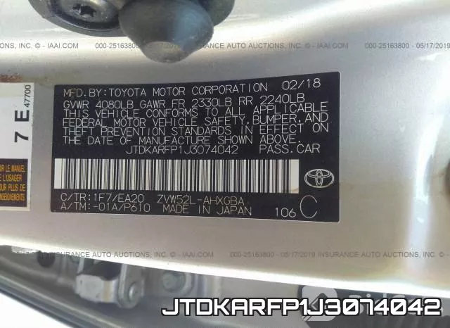 JTDKARFP1J3074042 фото 10