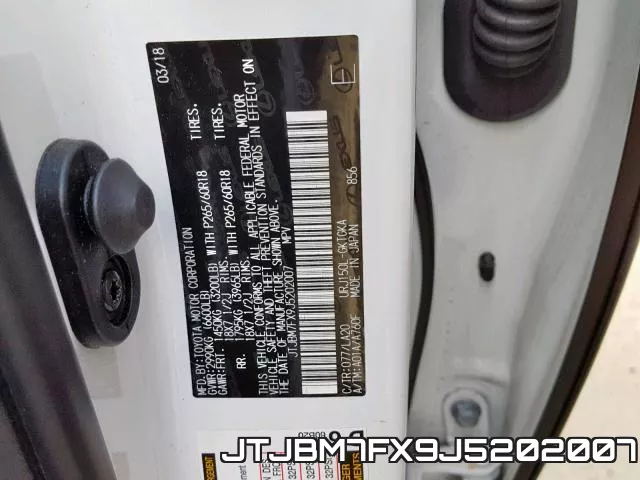 JTJBM7FX9J5202007 фото 2