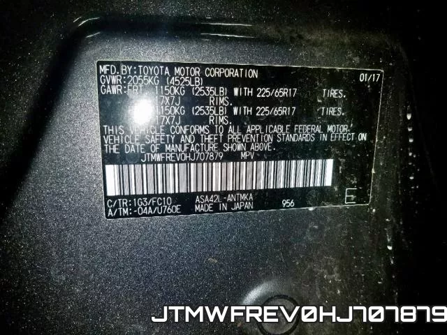 JTMWFREV0HJ707879 фото 2