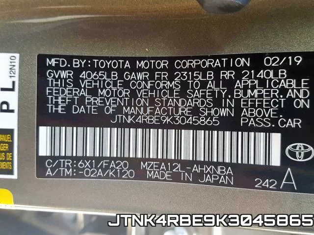 JTNK4RBE9K3045865 фото 2