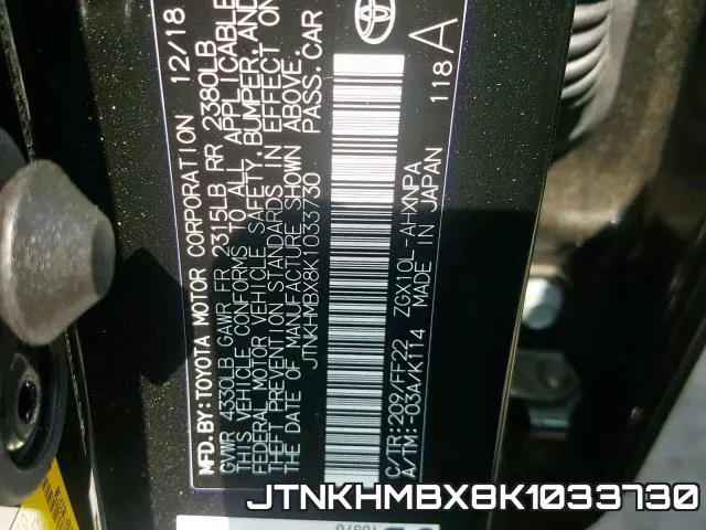 JTNKHMBX8K1033730 фото 2