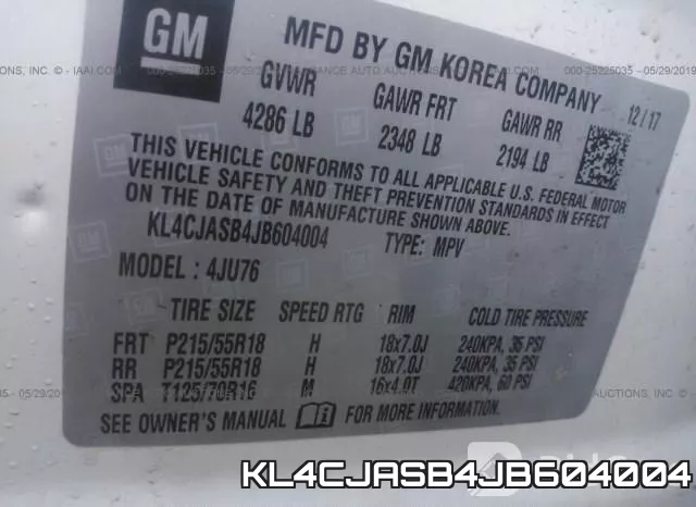 KL4CJASB4JB604004 фото 10
