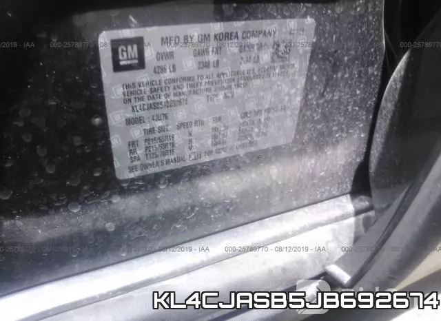 KL4CJASB5JB692674 фото 9