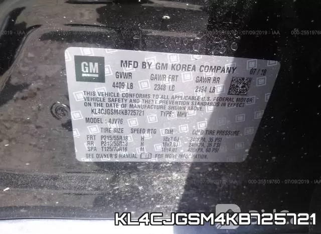 KL4CJGSM4KB725721 фото 10