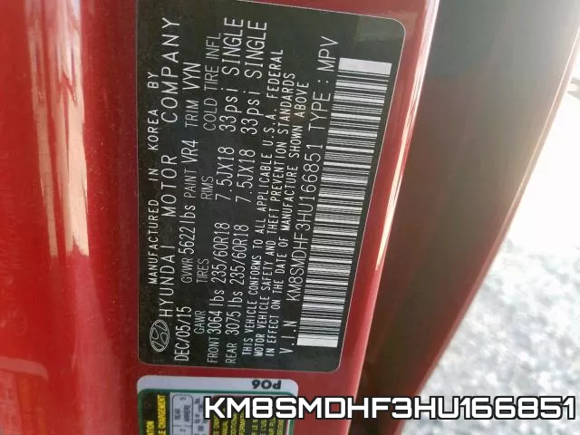 KM8SMDHF3HU166851 фото 2