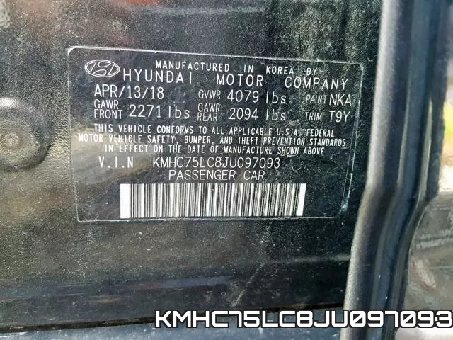 KMHC75LC8JU097093 фото 2