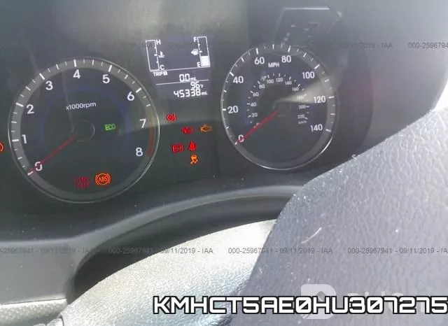 KMHCT5AE0HU307275 фото 8