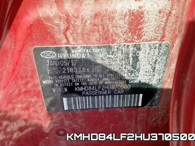 KMHD84LF2HU370500 фото 2