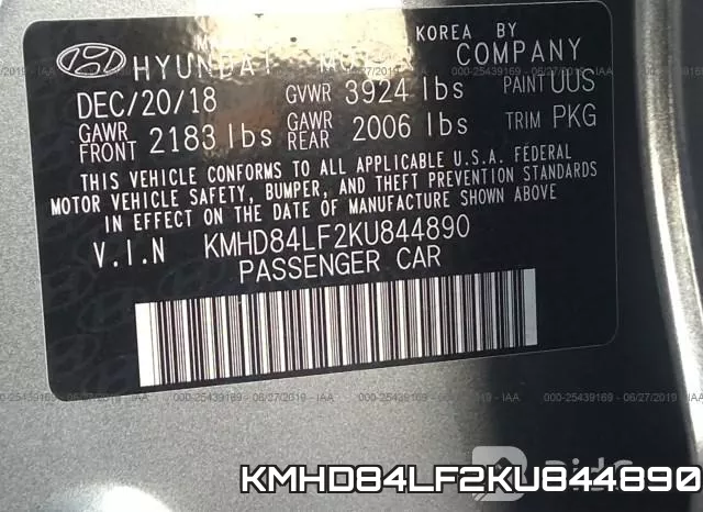 KMHD84LF2KU844890 фото 10